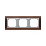Gira EV Матово-коричневый/алюминий Рамка 3-ая (G21359)