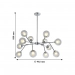 Люстра подвесная Favourite 2136-12P Bullae
