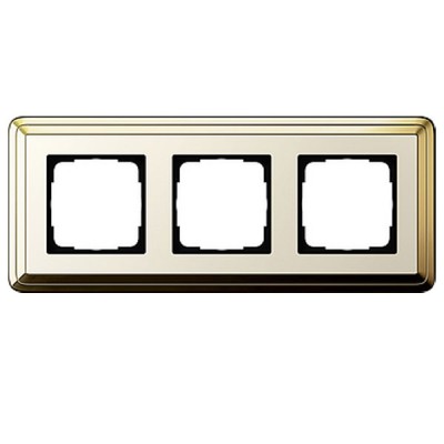 Gira ClassiX Латунь/Кремовый Рамка 3-ая (G213633)