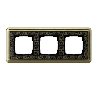 Gira ClassiX Art Бронза/Черный Рамка 3-ая (G213662)