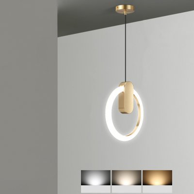 Подвесной светильник GINA D20 Brass Трехцветный свет ImperiumLoft 213671-23