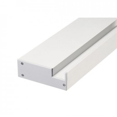SLV 213671 GLENOS Profi-Wandtr?ger-Profil , inkl.Endkappen, mattweiss, 1m
