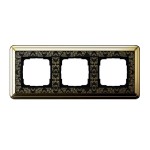 Gira ClassiX Art Латунь/Черный Рамка 3-ая (G213672)