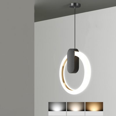 Подвесной светильник GINA D30 Black Трехцветный свет ImperiumLoft 213675-23