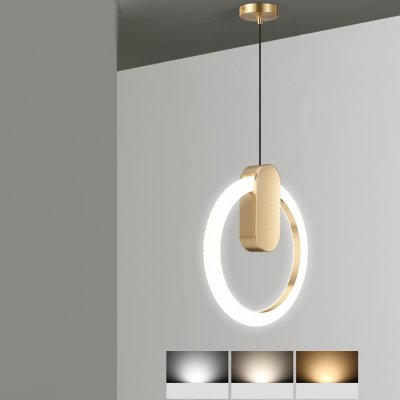 Подвесной светильник GINA D30 Brass Трехцветный свет ImperiumLoft 213676-23