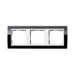 Gira EV CL Черный/Бел Рамка 3-ая (G213733)
