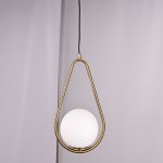 Подвесной светильник HOOP DROP Brass ImperiumLoft 213739-26