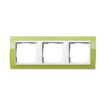 Gira EV CL Зеленый/Бел Рамка 3-ая (G213743)