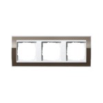 Gira EV CL Коричневый/Бел Рамка 3-ая (G213763)