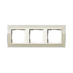 Gira EV CL Песочный/Крем глянц Рамка 3-ая (G213771)