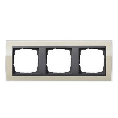 Gira EV CL Песочный/антрацит Рамка 3-ая (G213778)