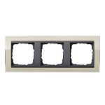 Gira EV CL Песочный/антрацит Рамка 3-ая (G213778)