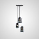 Подвесной светильник ARIA 3 lamps Disk Turquoise ImperiumLoft 213843-26