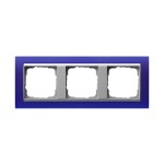 Gira EV Матово-синий/алюминий Рамка 3-ая (G21393)
