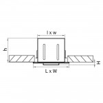 Светильник встраиваемый Lightstar 214110 Cardano