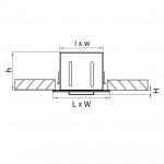 Светильник встраиваемый Lightstar 214017 Cardano