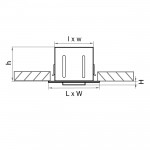 Светильник встраиваемый Lightstar 214027 Cardano
