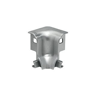 SLV 214044 GLENOS Eckverbinder INNEN f?r Fu?leisten-Profil , 90°, silber SLV 214044 GLENOS Eckverbinder INNEN f?r Fu?leisten-Profil , 90°, silber
