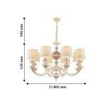 Люстра подвесная Favourite 2141-8P Felicia