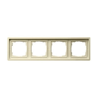 Gira F100 Крем глянц Рамка 4-ая (G214111)