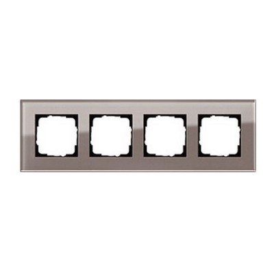 Gira ESP Дымчатое стекло Рамка 4-ая (G214122)