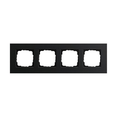 Gira ESP Черный анодированный алюминий Рамка 4-ая (G214126)