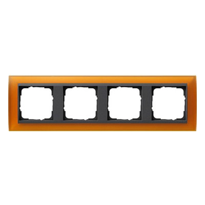 Gira EV Матово-янтарный/антрацит Рамка 4-ая (G21414)
