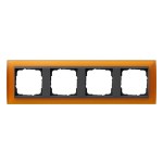 Gira EV Матово-янтарный/антрацит Рамка 4-ая (G21414)