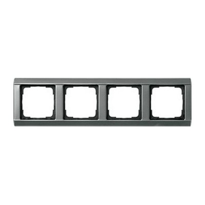 Gira Сталь Рамка 4-ая со скосами (G21420)