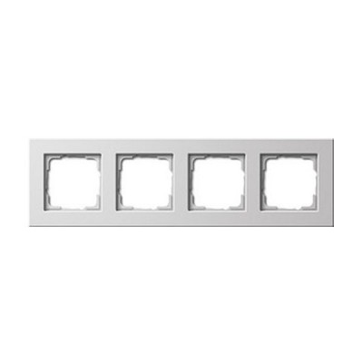 Gira E22 Бел Рамка 4-ая для установки заподлицо (G214204)