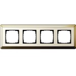 Gira ClassiX Латунь/Кремовый Рамка 4-ая (G214633)