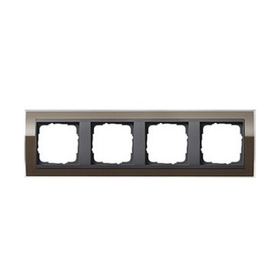 Gira EV CL Коричневый/антрацит Рамка 4-ая (G214768)