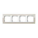 Gira EV CL Песочный/Бел Рамка 4-ая (G214773)