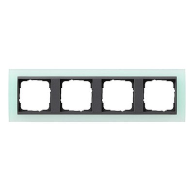 Gira EV Матово-зелёный/антрацит Рамка 4-ая (G21485)