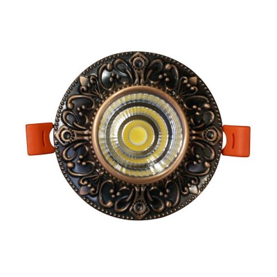 

Светильник встраиваемый бронза h6 d9 Led 5W (4000K) Kink light 2150, 2150