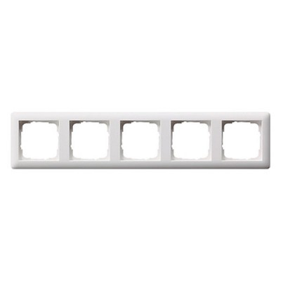 Gira Standard Бел матовый Рамка 5-ая (G21504)