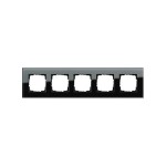 Gira ESP Черное стекло Рамка 5-ая (G21505)