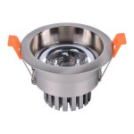 Светильник встраиваемый хром d9 h7 Led 7W (4000K) Kink light 2152,02