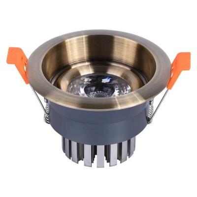 Светильник встраиваемый бронзовый d9 h7 Led 7W (4000K) Kink light 2152,2 Светильник встраиваемый бронзовый d9 h7 Led 7W (4000K) Kink light 2152,2