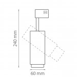 Светильник светодиодный для 3-фазного трека Lightstar 215439 Fuoco