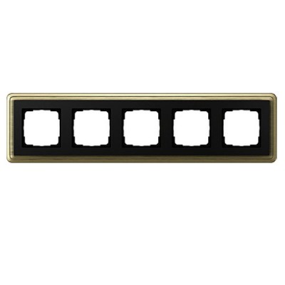 Gira ClassiX Бронза/Черный Рамка 5-ая (G215622)