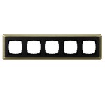 Gira ClassiX Бронза/Черный Рамка 5-ая (G215622)