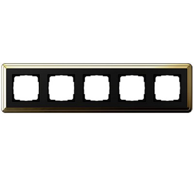Gira ClassiX Латунь/Черный Рамка 5-ая (G215632)