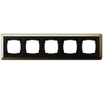 Gira ClassiX Латунь/Черный Рамка 5-ая (G215632)