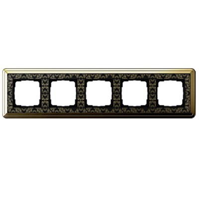Gira ClassiX Art Латунь/Черный Рамка 5-ая (G215672)