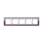 Gira EV CL Фиолетовый/Бел Рамка 5-ая (G215753)
