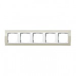 Gira EV CL Песочный/Бел Рамка 5-ая (G215773)