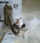 Светильник бра с выключателем Arte Lamp A3777AP-1AB Windsor white