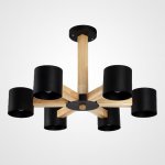 Люстра на штанге MALMO L6 Black ImperiumLoft 219310-26