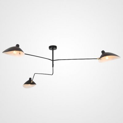 Потолочная люстра TEBES L3 Black ImperiumLoft 219314-23 Потолочная люстра TEBES L3 Black ImperiumLoft 219314-23